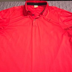 Puma Golf Red s/s polo shirt with logo NICE PIECE